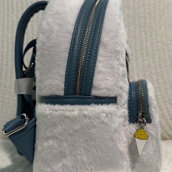 NWT Pixar Loungefly Abominable Snowman Plush Mini Backpack